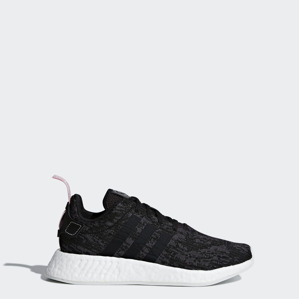 Adidas Nmd_r2 - Originals γυναικεια - Μαυρα/Μαυρα/Ροζ,Μέγεθος: EU 36 – 54 2/3 (238OIZRL)